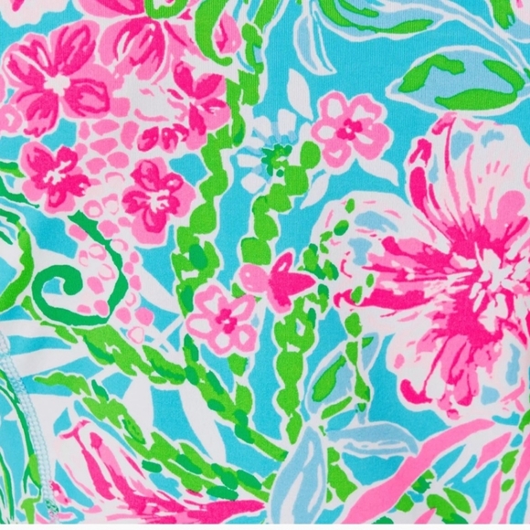 Lilly Pulitzer NWT  Luxletic Niccola mesh panel half zip.  Size M. - Picture 6 of 6